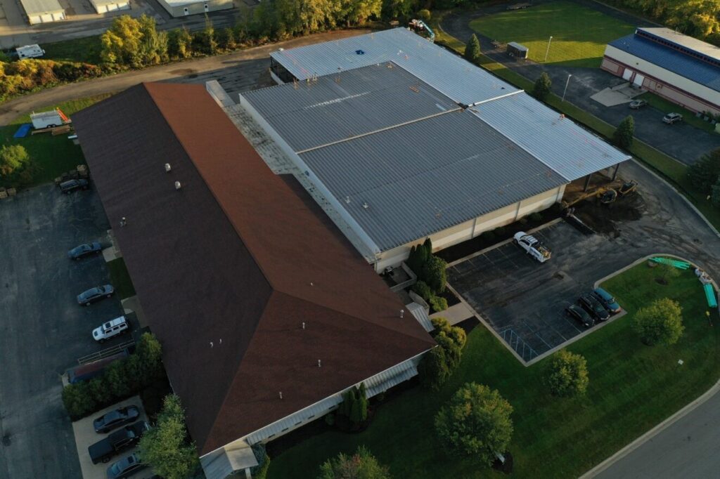 Front view of Polymer Packaging's main office building, showcasing the company’s headquarters.